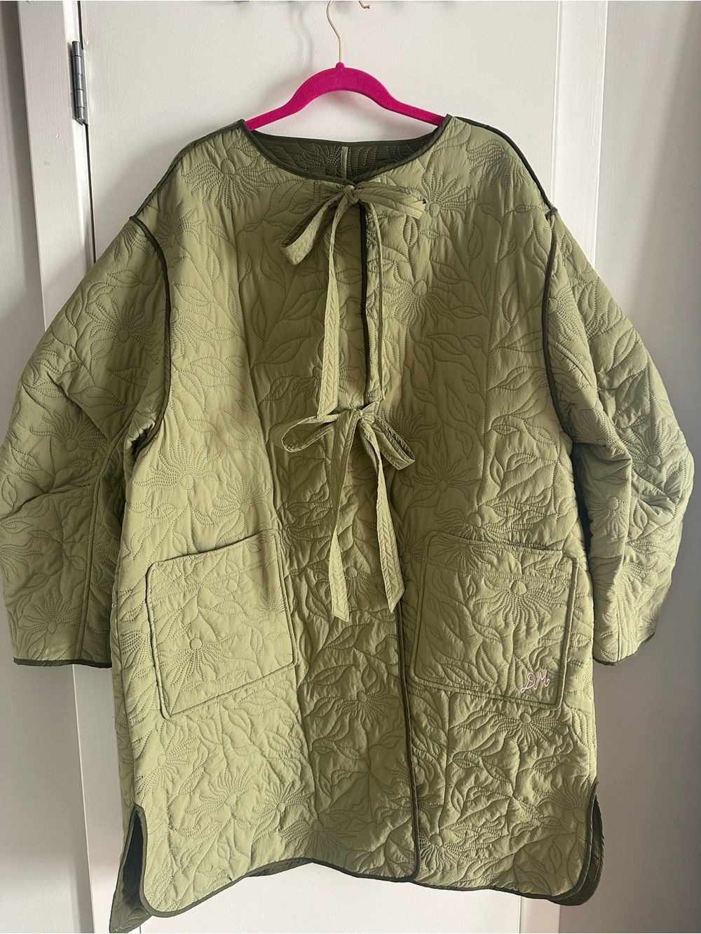 Damson Madder Valentine quilted reversible jacket